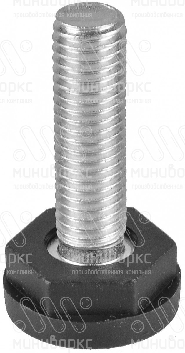 Регулируемые опоры m10x35 25 – 25ПМ10-35ЧН | картинка 1