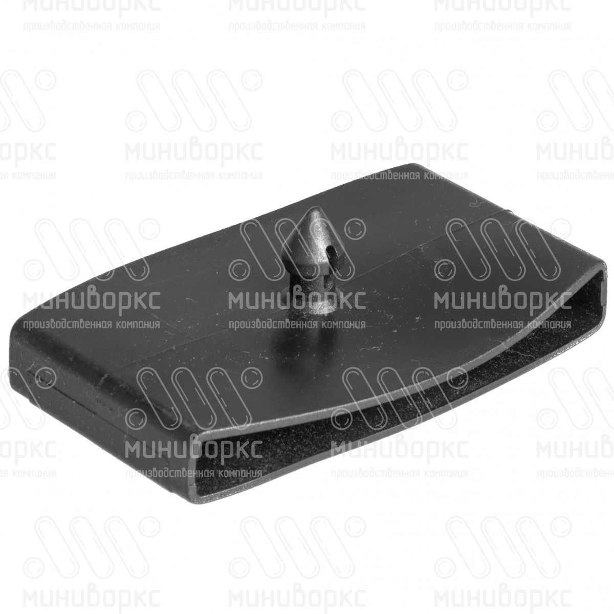 Накладной пластиковый латодержатель для лат сечением 8х83 мм, цвет черный – ЛС8-83-58ЧК - 1