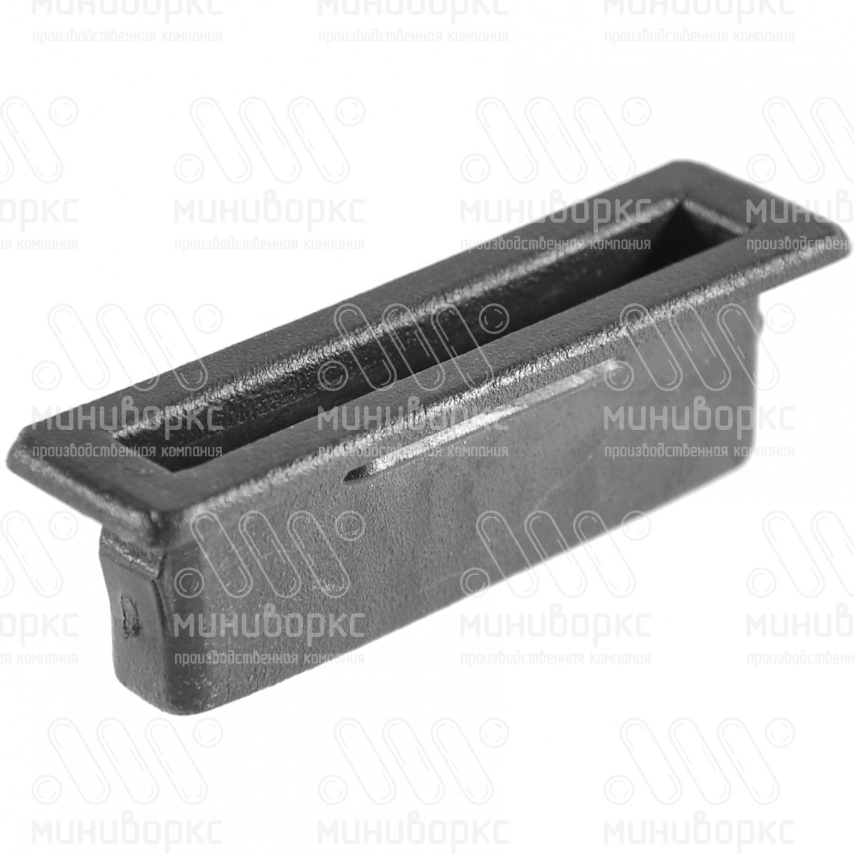 Латодержатель врезной для лат сечением 8х63 мм, цвет черный – ЛВ8-63-26ЧЕ - 2