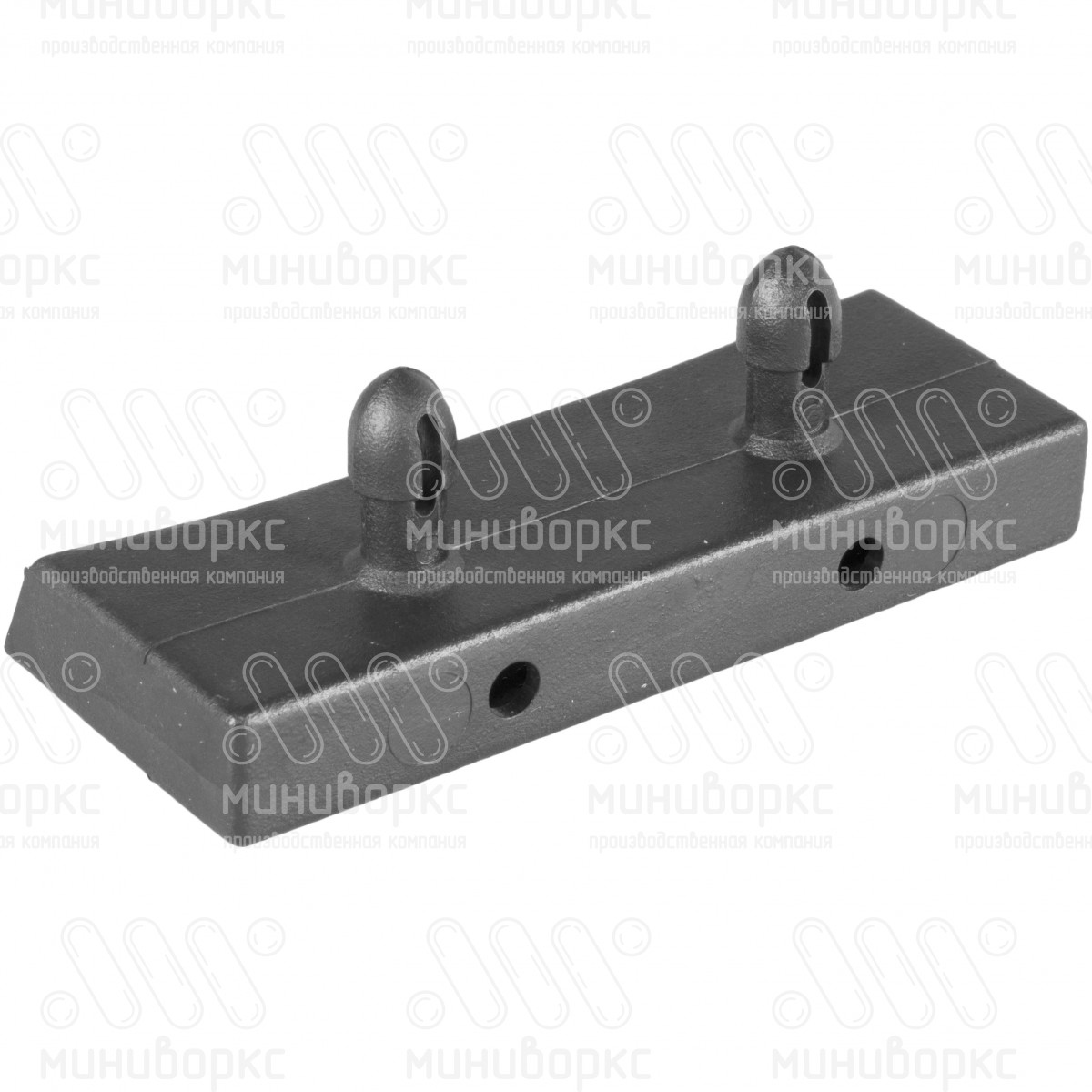 Накладной пластиковый латодержатель для лат сечением 10х83 мм, цвет черный – ЛН10-83-30ЧК - 2