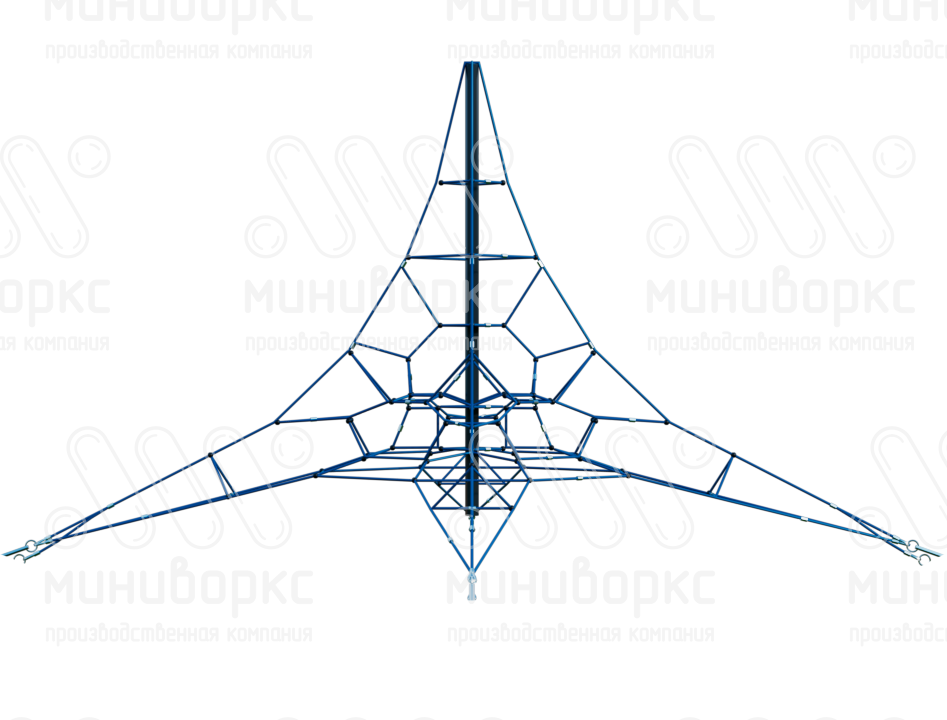 Канатные конструкции Пирамиды – P-0216-02-Ral7016 | картинка 2